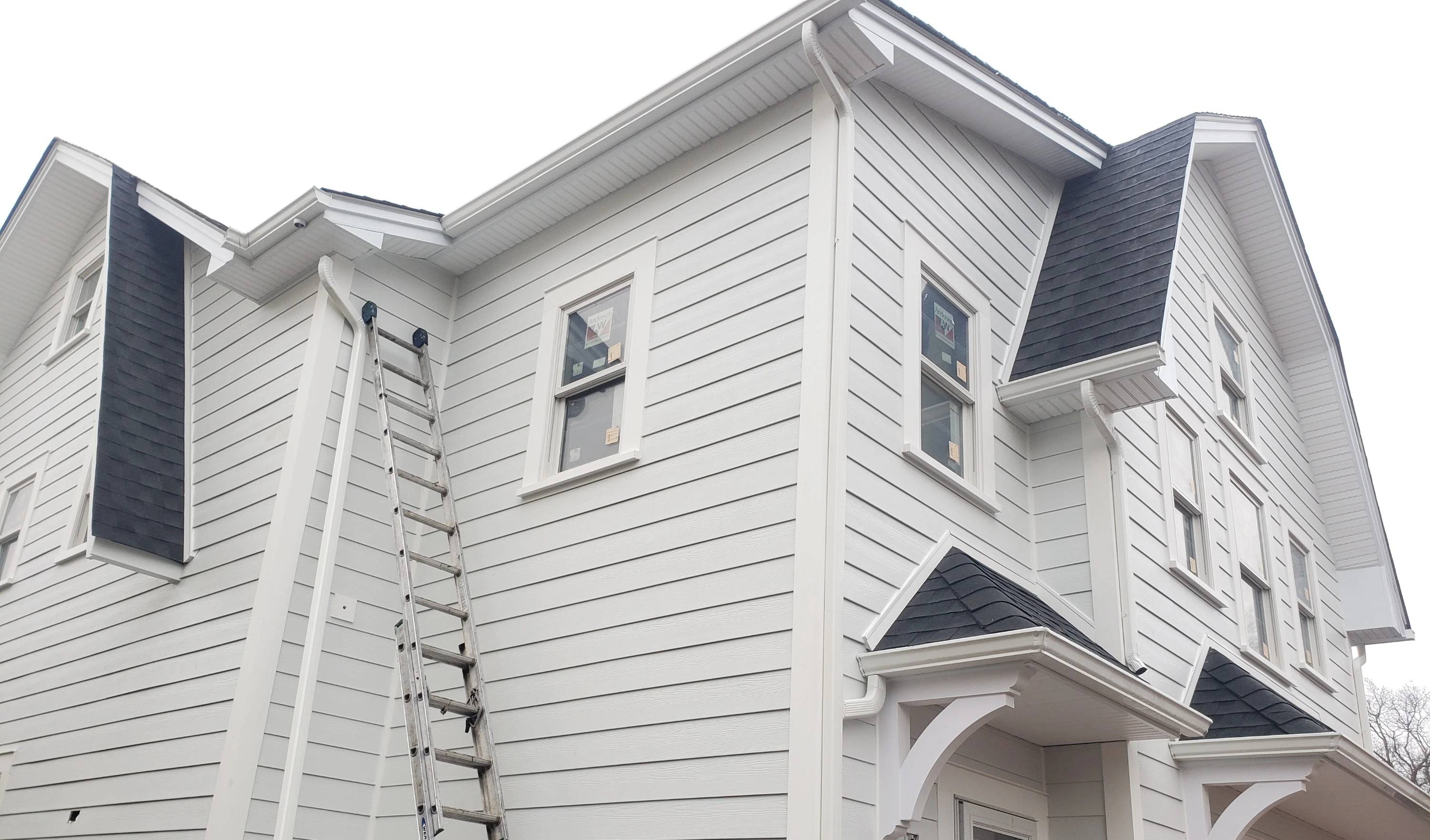 Background - Need: 1920x600px image of beautiful home with gutters at sunset