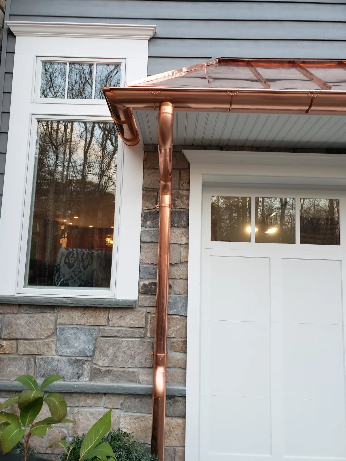 Copper Gutter Installation